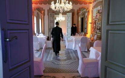 Comedor del restaurante valenciano La Embajada.