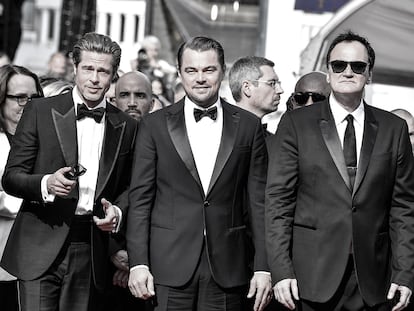 Brad Pitt y Leonardo DiCaprio eclipsan la alfombra roja de Cannes