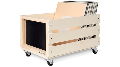 Caja para discos de vinilo.