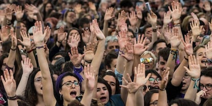 Protesta contra la sentencia de &#039;la manada&quot;.