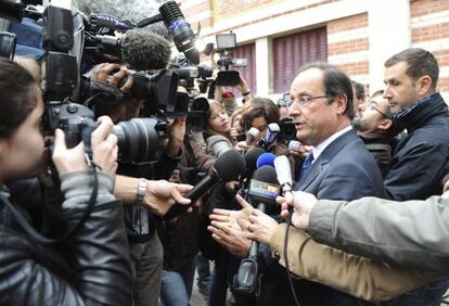 El exl&iacute;der de los socialistas franceses, Fran&ccedil;ois Hollande.