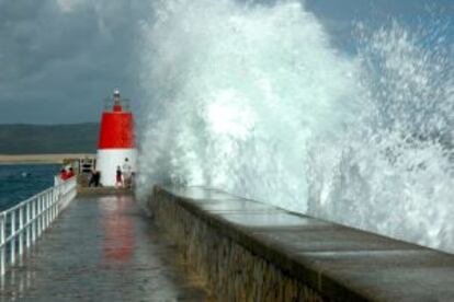 Puerto de Corrubedo.