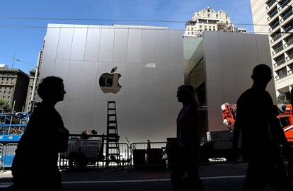 La nueva tienda de Apple en Union Square, uno de los lugares emblem&aacute;ticos de San Francisco.