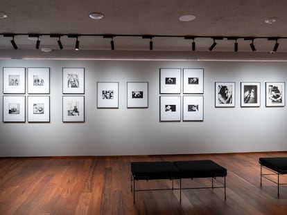 Exposición de Gonzalo Morales, en la galería Leica, en Ciudad de México. 
