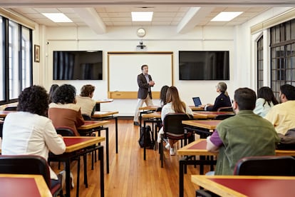 Estudiantes univeristarios en Chile.