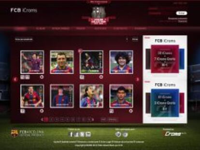 Llegan los cromos digitales del Barça