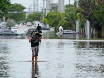 Inundaciones en Miami