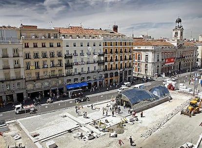 La estación de Cercanías, en 2009. 