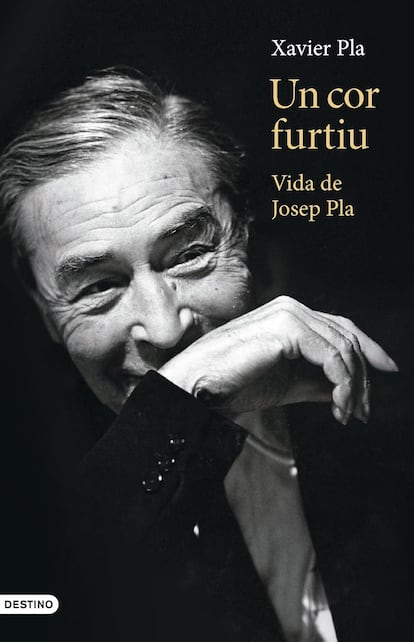 Portada de 'Un cor furtiu. Vida de Josep Pla', de Xavier Pla