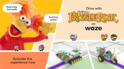 Waze se viste de "Los Fraggel".