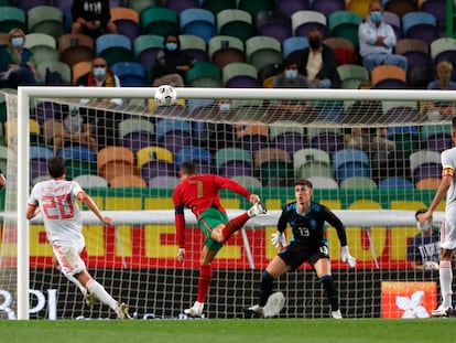 Cristiano remata ante Kepa