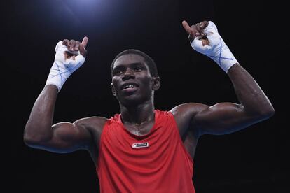 Yuberjén Martínez, el primer colombiano en lograr una medalla de plata en boxeo en unos juegos olímpicos.
