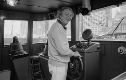 Robert Stigwood en Manhattan, en 1979.