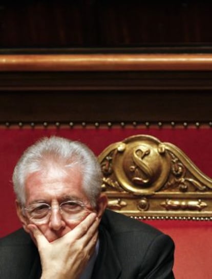 El primer ministro Mario Monti. 