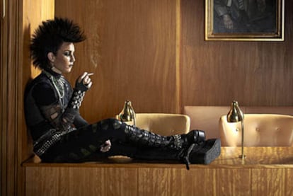 Lisbeth Salander, personaje clave de Stieg Larsson, en una imagen de <i>La reina en el palacio de las corrientes de aire.</i>