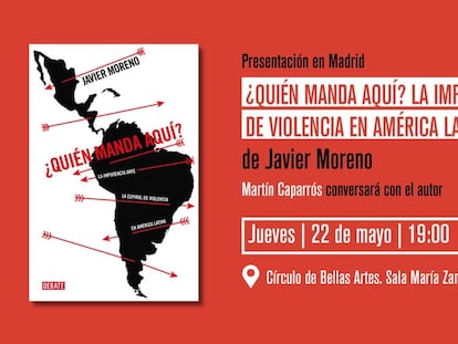 Asiste a la presentación del nuevo libro de Javier Moreno