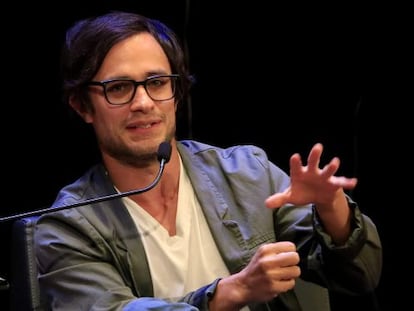 O ator mexicano Gael Garc&iacute;a Bernal, no Hay Festival.