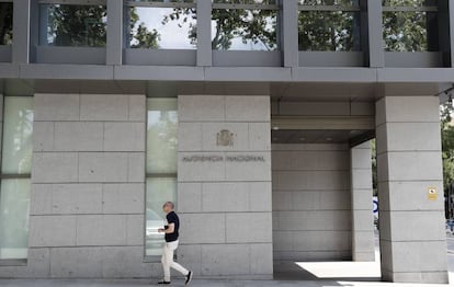 Sede de la Audiencia Nacional, en Madrid.