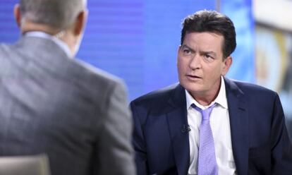 Charlie Sheen el pasado noviembre en el programa televisivo 'Today'.