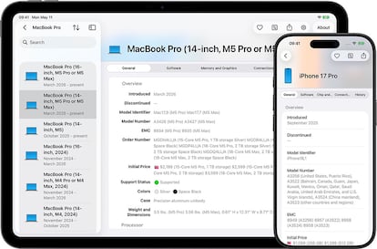 Mactracker para los iPhone