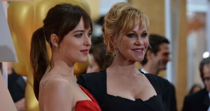 Dakota Johnson con Melanie Griffith.