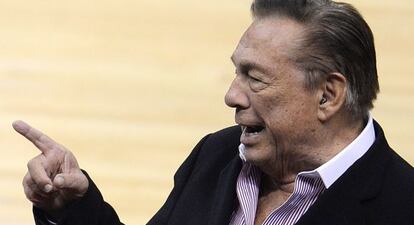 El due&ntilde;o de Los &Aacute;ngeles Clippers Donald Sterling. 