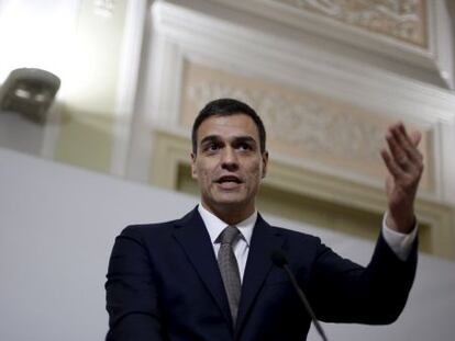 El l&iacute;der del PSOE, Pedro S&aacute;nchez. 