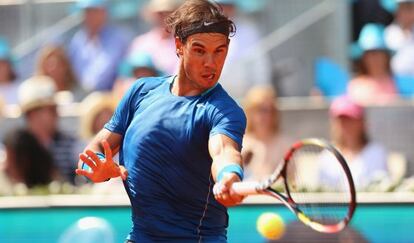 Rafael Nadal durante el encuentro. 