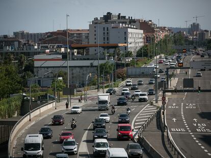 Salida de Barcelona por la Meridiana