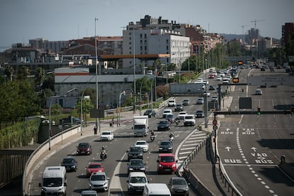 Salida de Barcelona por la Meridiana