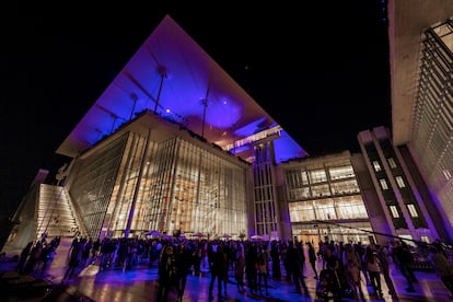 El centro cultural de la Fundación Stavros Niarcho, donde tuvo lugar la gala del 20º aniversario. 
