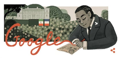 Doodle del 20 de julio, dedicado a Gilberto Bosques.