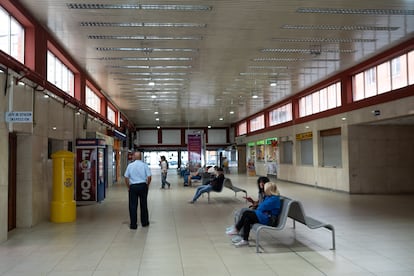 Interior de la estación de autobuses de Valladolid, en una imagen del pasado septiembre.