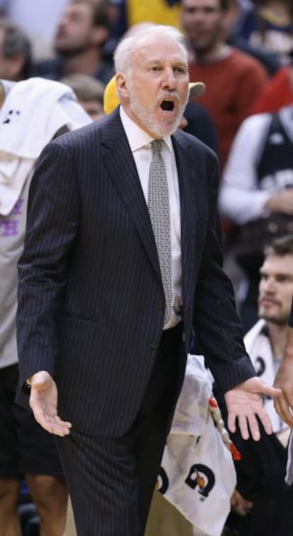 Gregg Popovich, entrenador de los San Antonio Spurs.