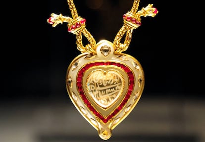 El collar 'Taj Mahal' que perteneció a Elizabeth Taylor.