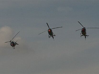 Helicopteros del ejército