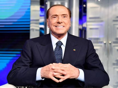 O líder do Força Itália, Silvio Berlusconi, em Roma na sexta-feira, 2 de março