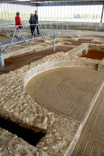 El museo de las Villas Romanas / Villa de Almenara, en Puras (Valladolid).