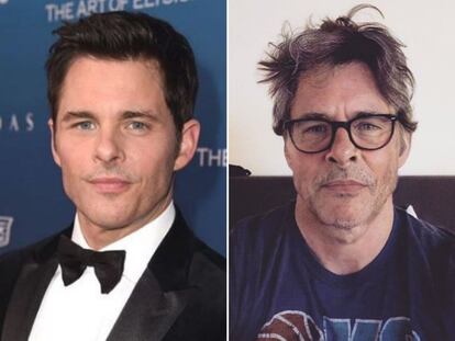 "Perdonad, hace mucho desde que publiqué algo por última vez", bromeaba el actor James Marsden al subir su foto retocada por FaceApp.