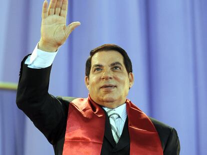 Ben Ali, en la campaña presidencial de 2009.