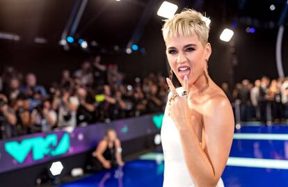 Katy Perry en los MTV Video Music Awards la semana pasada en Los Angeles