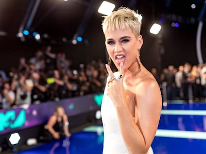 Katy Perry en los MTV Video Music Awards la semana pasada en Los Angeles