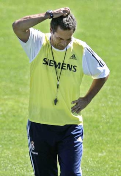 Luxemburgo, en el entrenamiento del martes.