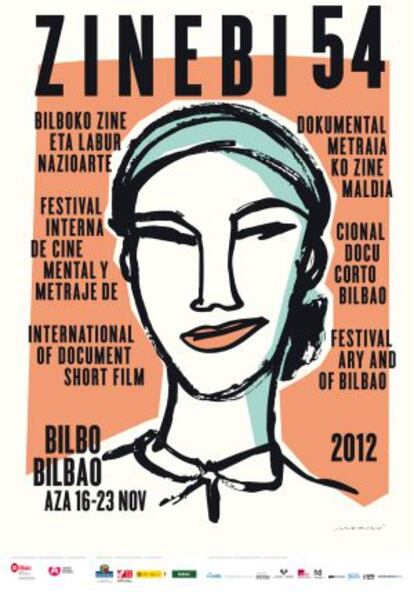 Cartel de la 54 edición del Festival Zinebi.