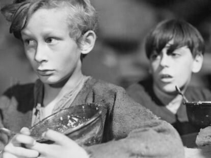 Escena de la versión cinematográfica de Oliver Twist dirigida por David Lean en 1948.