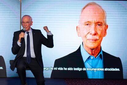 Edmond Mulet este jueves en un hotel de Ciudad de Guatemala durante el cierre de campaña.