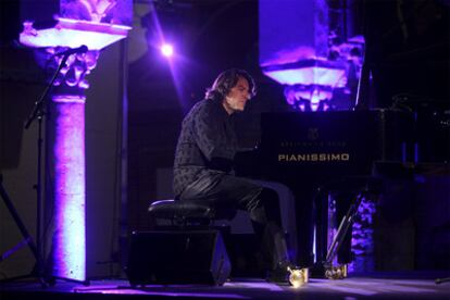 David Peña, <i>Dorantes</i>, durante su actuación en la Noche en Blanco del Flamenco celebrada el pasado fin de semana en Córdoba.