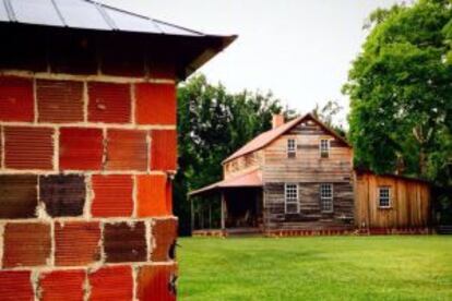 La Hill House, construcción cerca de la casa principal en Andalusia Farm, hacienda situada en Milledgeville en la que la escritora Flannery O'Connor vivió desde los 13 años.