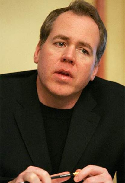 Bret Easton Ellis, ayer en Madrid.