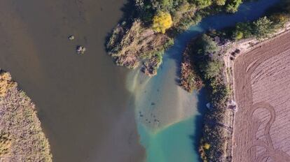 Agua contaminada entre el río Tajo y el Jarama.